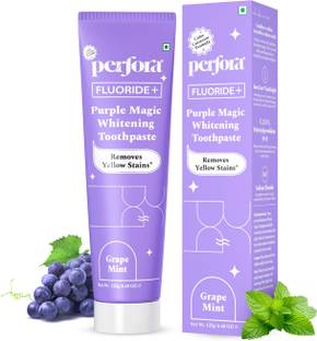 Perfora Purple Whitening Toothpaste, Color Corrector Formula, SLS Free Toothpaste