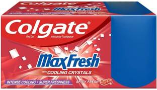 Colgate MaxFresh Red Gel with Cooling Crystals for Intense Cooling Fresh Breath Toothpaste