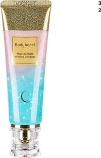 BODYACCEL Daily Brightening Toothpaste – Niacinamide Enriched, Safe Whitening for All Ages Toothpaste