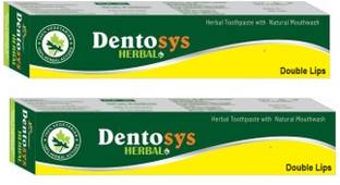 DOUBLE LIPS Dentosys Toothpaste Pack Of 2 Toothpaste