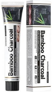 NEXTSET Bamboo Charcoal Whitening Toothpaste with Activated Carbon Teeth Stain Removal Toothpaste