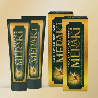 meraki halal Miswak and Blackseed Antibacterial,herbal,Alcohol Free Toothpaste