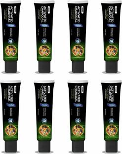Jagat Devsutra Dr. Trusted Ayurvedic HERBAL Activated Charcoal Toothpaste for Teeth Whitening - 100% Natural Formula with Mint Flavour, No Fluoride & Artificial Colours Toothpaste