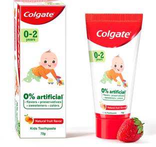 Colgate Kids (0-2 years) Natural Fruit Flavour Toothpaste