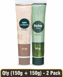 Vithoba 150g Toothpaste & Rootfix 150g (600g, Pack of 2) Toothpaste