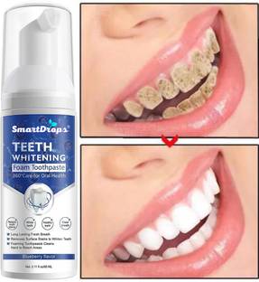 smartdrops Teeth Whitening Foam For Cleaning Teeth for Men and women Toothpaste