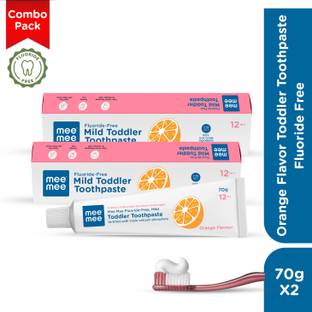 MeeMee Fluoride-Free Orange Flavor Toothpaste