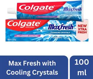 Colgate Max Fresh with Cooling Crystals Cool Mint 10X longer Lasting Toothpaste