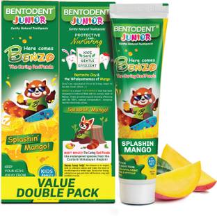 bentodent Splashin Mango Twin Pack Kids Toothpaste (200 g, Pack of 2) Toothpaste