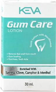 KEVA Gum Care Lotion | Tooth Lotion with Mouthwash | Helps in Gum Swelling (30 ml) Toothpaste