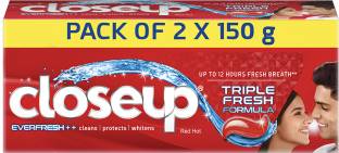 Closeup Long lasting 18 Hours Of Fresh Breath & White Teeth Toothpaste