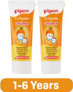 Pigeon TOOTHPASTE FOR CHILDREN ORANGE 45GM-PACK OF 2 Toothpaste