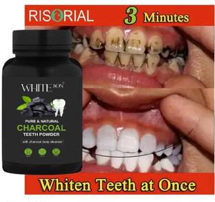 white bon Activated Charcoal Teeth Whitening Powder for Natural Teeth Whitening