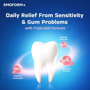 Emoform Toothpaste 100 gm pack of 2 Toothpaste