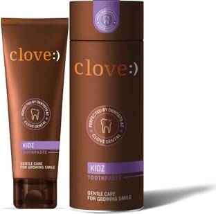 Clove Kidz SLS Free for 3+ Years, Strawberry Flavour, Anticavity, Color changing Toothpaste