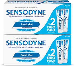 SENSODYNE Fresh Gel Combo| for daily sensitivity protection Toothpaste