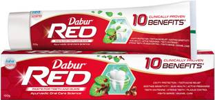 Dabur Red Paste |Treats Bad Breath |Cavity Protection | Plaque Removal |13 Herbs Toothpaste