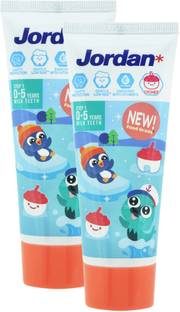 Jordan STEP 1 | Mild Fruity Flavours | Lychee | Milk Teeth | Gentle for Tooth Toothpaste