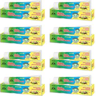 Jagat Devsutra Dr. Recommended Ayurvedic HERBAL Fresh Mint Flavour Toothpaste Combo Pack Offer - 100% Natural Teeth Whitening Formula with No Fluoride & No Artificial Colours Toothpaste