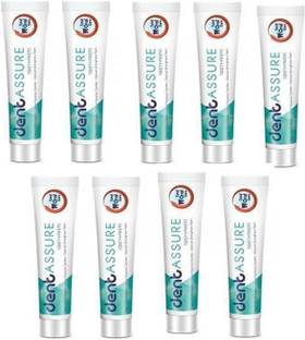 KINJPA DENT-ASSURE NEEM TOOTHPASTE (NEEM , CLOVE , CALCIUM)100G 9X100G Toothpaste