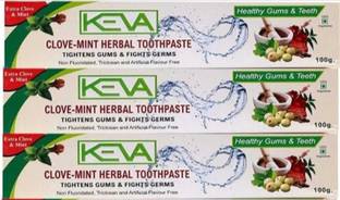KEVA Cavity Protection Toothpaste No Added Fluoride Parabens Toothpaste