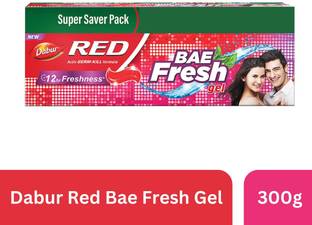 Dabur Red Bae Fresh Gel | Fights Bad Breath, Cavity Germs and Plaque | 12hr Freshness Toothpaste