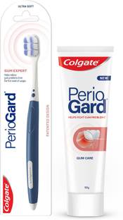 Colgate PerioGard Gum Expert Ultra Soft Toothbrush & PerioGard Gum Care 90gm Toothpaste
