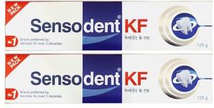 sensodent KF Medicated Foaming Dental Gel - 2 x 125g Packs Toothpaste