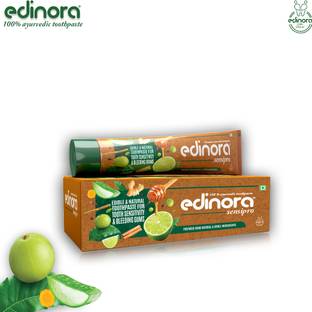 Edinora Toothpaste Suitable For Sensitivity - Blend of Essential oils & Herbal powders Toothpaste