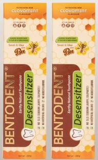 bentodent Desensitizer Natural Sensitivity Relief Toothpaste with Clove - 100 gm each Toothpaste