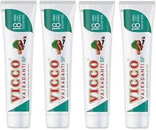 VICCO Vajradanti Tooth Paste SF - 640 Grm (Pack of 4) Toothpaste