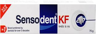 sensodent KF Cavity Protection & Sensitive Teeth 75 g Toothpaste - Free from SLS & PARABEN Toothpaste