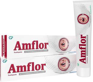 Amflor Toothpaste with Amine Fluoride | Active Remineralization Fluoride Toothpaste
