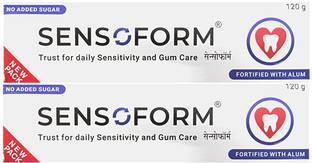 SENSOFORM Medicated Dental Cream Toothpaste 120g Packs Toothpaste