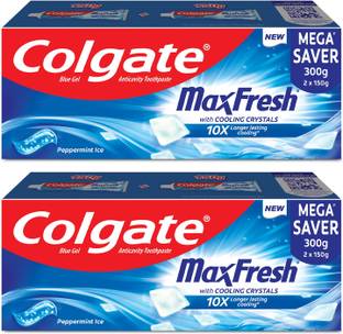 Colgate MaxFresh Anticavity Gel, Peppermint Ice Toothpaste