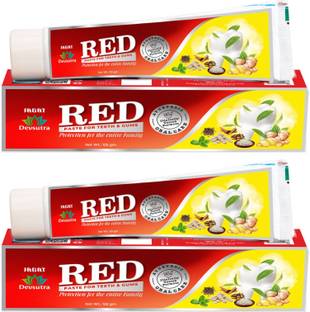 Jagat HERBAL Red Toothpaste for Teeth Whitening & Cold Breath Toothpaste