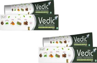 Vringra Herbal Toothpaste - Toothpaste Ayurvedic - Toothpaste Baby- Toothpaste for Kids (Pack Of 2) Toothpaste