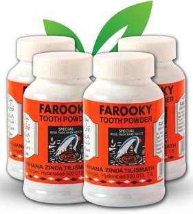 Farooky Tooth Powder 80 Gm (Pack of 4)