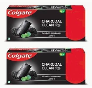Colgate Clean Freshen Breath, Clean, Bad Breath Bamboo Charcoal and Mint Toothpaste Toothpaste