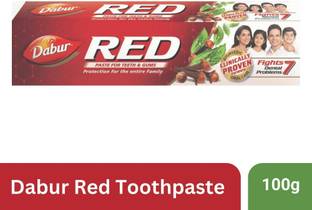 Dabur Red Paste |Treats Bad Breath |Cavity Protection | Plaque Removal |13 Herbs Toothpaste