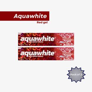 aquawhite Red Gel toothpaste 150g, Pack of 2 Toothpaste