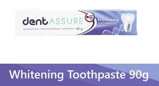 DENTASSURE Whitening Toothpaste whitens teeth by removing surface stains Toothpaste