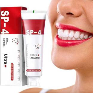 Pratham SP 4 Ultra Brightening Toothpaste, Advanced Whitening Formula (50gm) Toothpaste