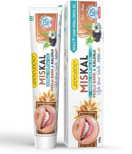 looloo Herbal Dental Gel Miskal With Peelu Bark & Kalonji Toothpaste