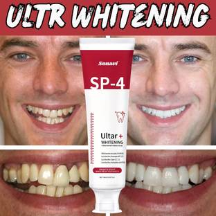 Sonavi Protects and Whitens Teeth Naturally Toothpaste -Toothpaste Brightening Toothpaste