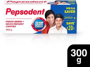 PEPSODENT Germicheck 8 Actions, Toothpaste With Anti-Germ Formula, Clove & Neem Oil Toothpaste