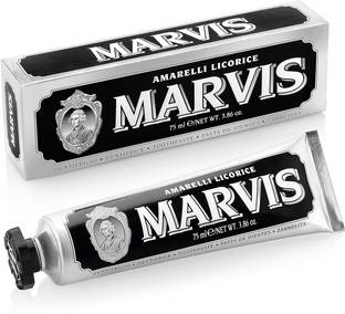 Marvis Amarelli_Licorice Mint Toothpaste, 3.8 Oz Toothpaste