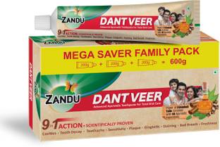 Zandu Dantveer, Indias 1st with Irimedadi oil Fights 9 dental problems Toothpaste