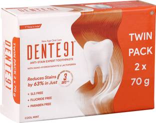 DENTE91 Anti-Stain Expert for Stain Removal & Teeth Whitening Toothpaste