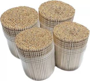 Fanqew Wooden Toothpicks / Teeth Care Sticks with Dispenser Box = 1,000 Stiks